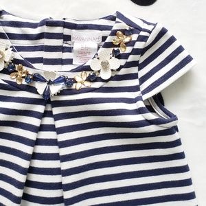 EUC Savannah girls embellished dress sz 4T-5T